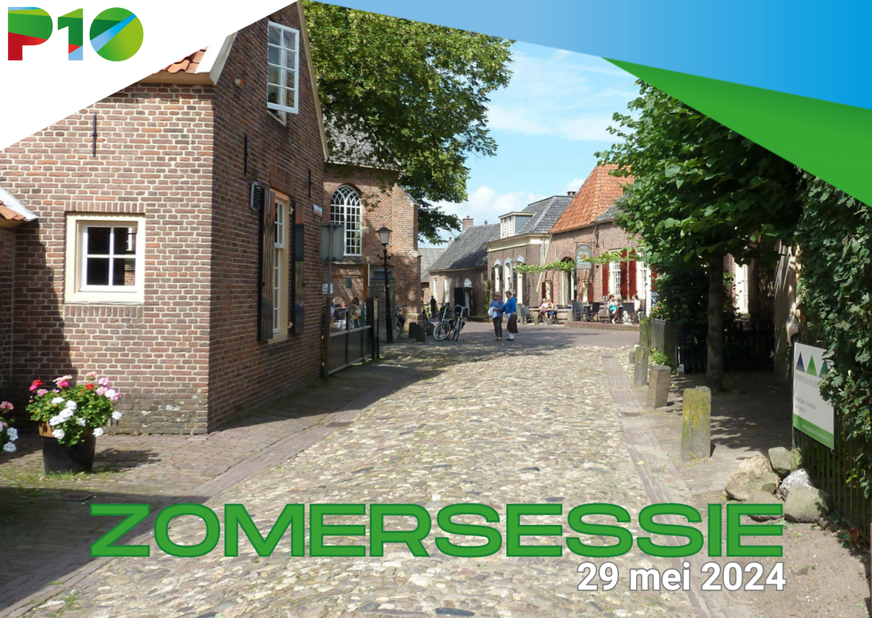 Het stadje Bronkhorst in gemeente Bronckhorst